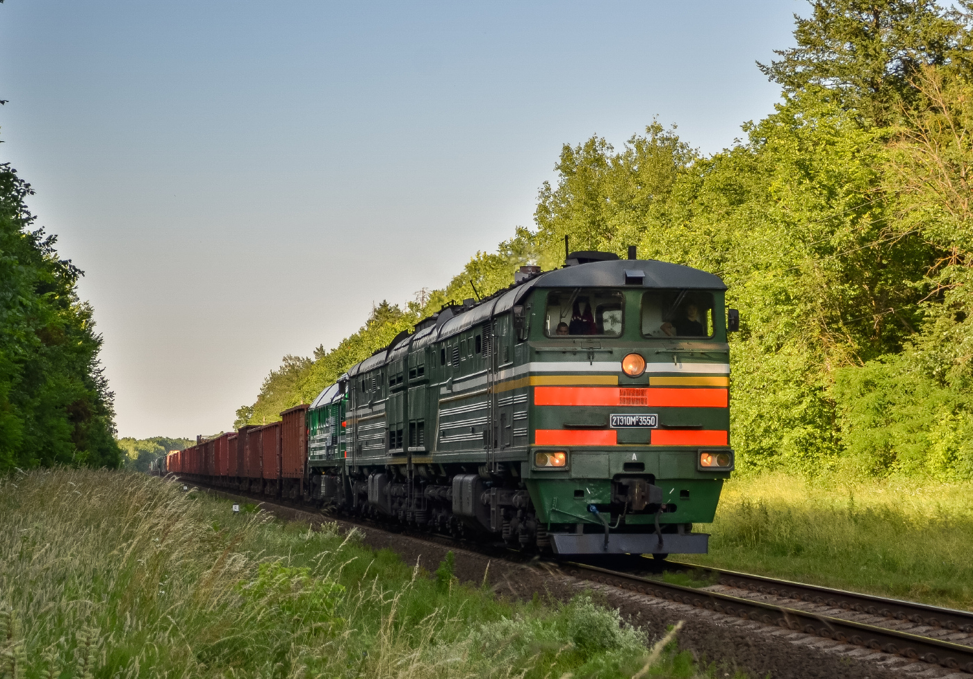 М62-1291; 2ТЭ10МК-3550